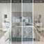 Ensemble d'édredon 8 pièces pour très grand lit - Collection de taies décoratives européennes et de teintes brunes style transitionnel jaune, gris, taupe-121259688-121259690