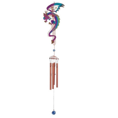 Kiriakos Dragon With Sword Wind Chime