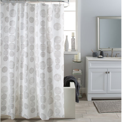 Reesa Polka Dots Shower Curtain