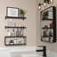 Tablette flottante en bois massif de pin 3 pièces Watlington-828467670