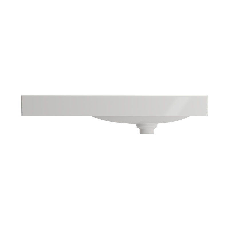 Etna 35.5'' L Bathroom Sink, White