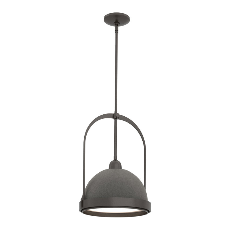 Atlas 1 - Light Single Dome Pendant, Natural Iron, Oil Rubbed Bronze