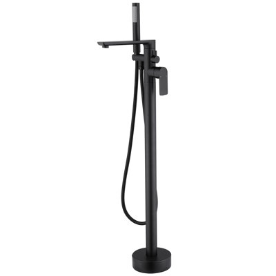 Robinet de baignoire sur pattes à poignée simple