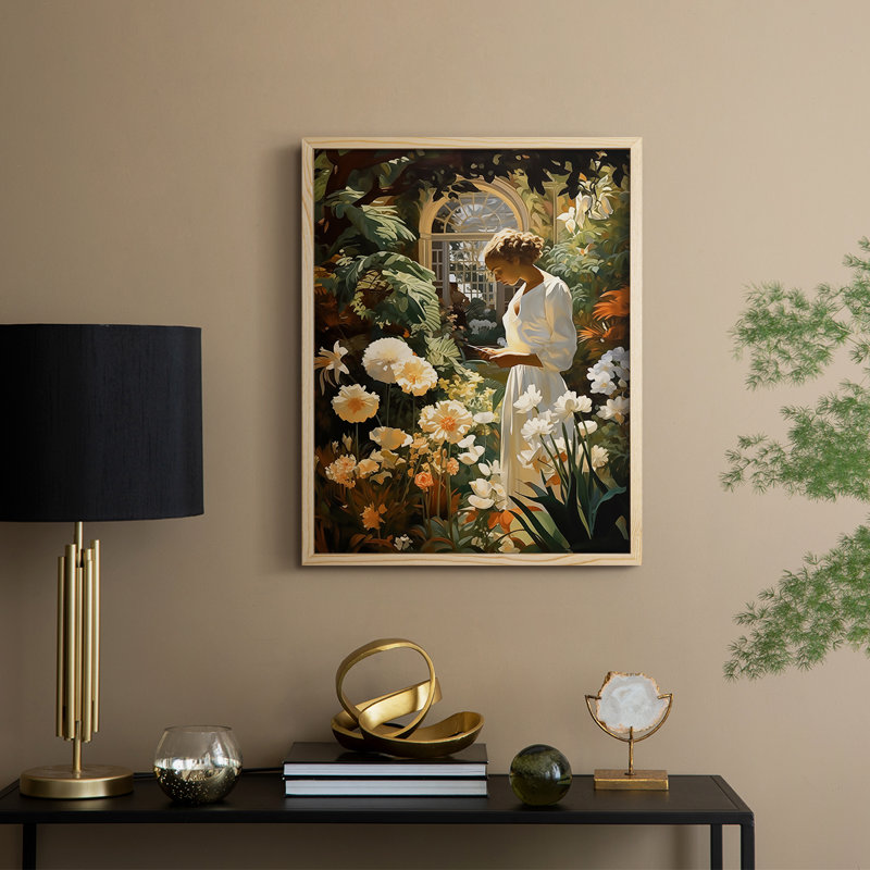 «WOMEN Series Dxxxi», reproduction encadrée - bois massif, H 11 po x l 9 po