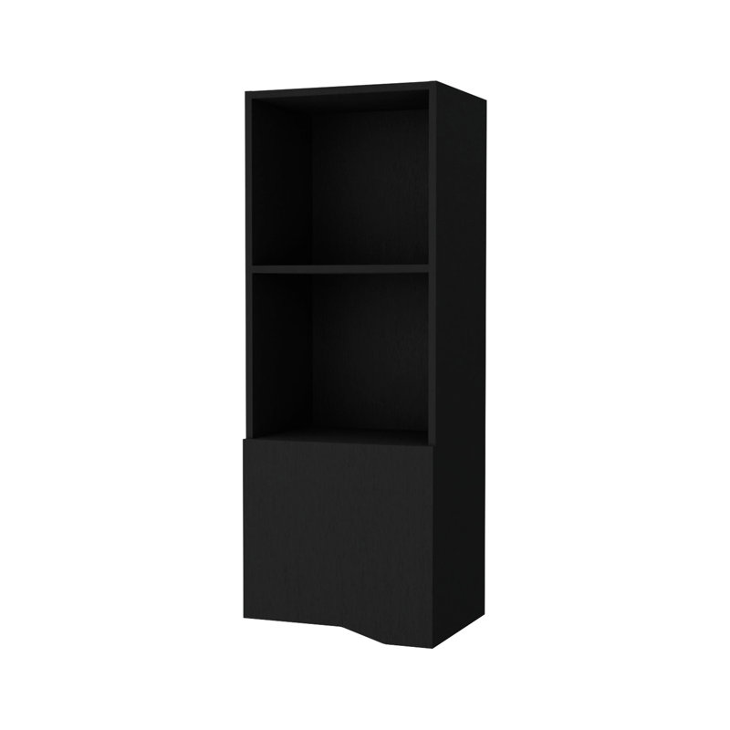 Armoire moderne noire pour mur, Black