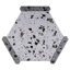 Carrelage mural en porcelaine mate Hexagone 8,58 po x 9,89 po-91596120