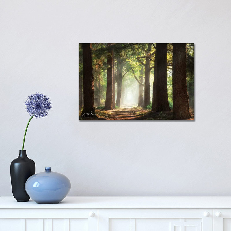 Fresh Green Forest 1 Piece Wrapped Canvas Wall Art, 30.48cm H x 45.72cm W x 1.91cm D
