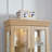 Lighted Glass Curio Display Cabinet-115028171
