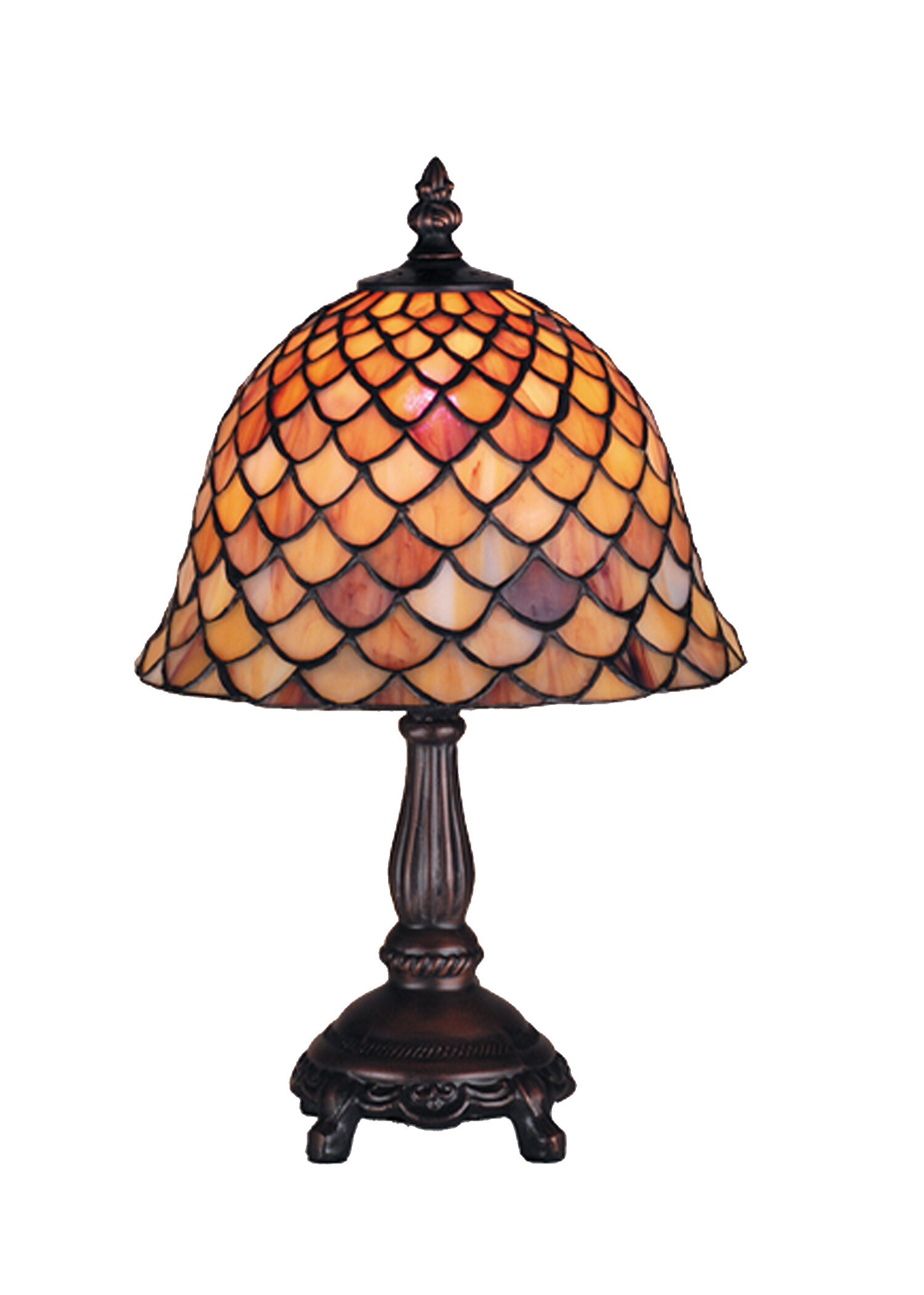 Meyda Lighting Cabbage Rose Metal Table Lamp & Reviews - Wayfair Canada