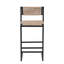 Ensemble de 2 tabourets de bar de cuisine avec repose-pieds et tabouret de bar à hauteur de comptoir-431311517