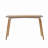 Stephenie 4 Person Dining set - a Rectangular Plastic Dining Table with Wooden Legs and a Set of 4 Faux Leather Cushion Padded Dining Chairs for Dining Room - Modern Dining Table Set-1259149992