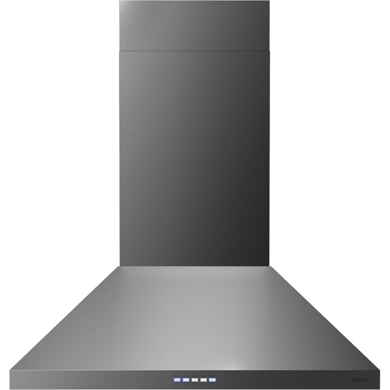 Hotte murale en acier inoxydable noir 36 pouces Ombra 36 pouces Ombra, Black, 30" W