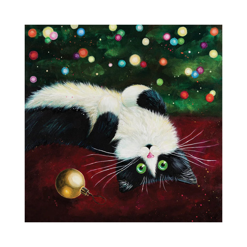 Baubles by Kim Haskins - Wrapped Canvas Print, 93.98cm H x 93.98cm W x 1.905cm D