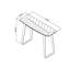 Airin 110cm Console Table-1846531069