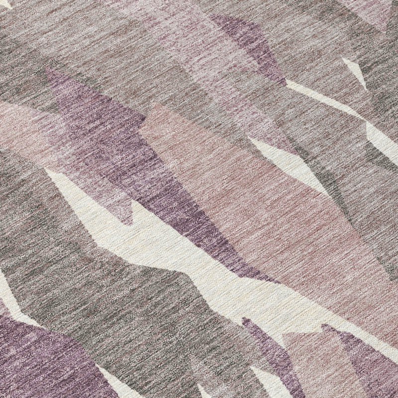 Machine Washable Indoor/Outdoor Bricen ACN2329 Stripes Rug, Rectangle 8' x 10'