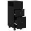 vidaXL Narrow Bathroom Cabinet with Wheels Trolley Cupboard Engineered Wood-628732727