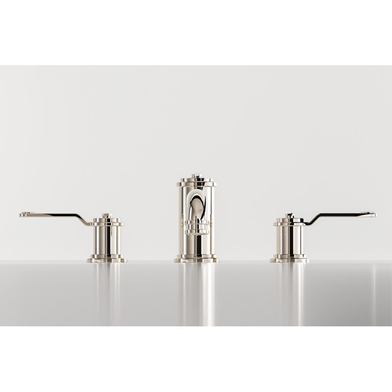 Armstrong™ Widespread Lavatory Lever Handle Faucet with Low Spout, Polished Nickel