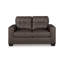 Causeuse Barl, moderne, simili cuir riche touffeté de 62 pouces-110740825