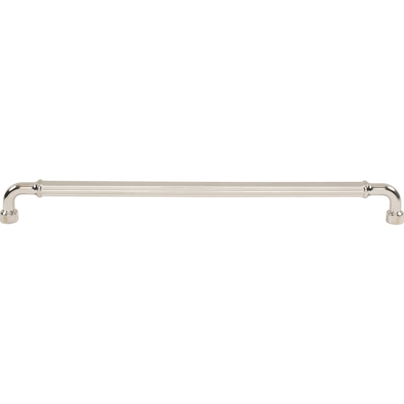 Pemberton 12" Center to Center Bar Pull, Polished Nickel, 18"