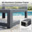 Gilemette 8-Piece Modern Aluminum Outdoor Sectional Seating Group with Cushions & Coffee Table, Rust-Resistant Patio Conversation Set-562047088-564232441