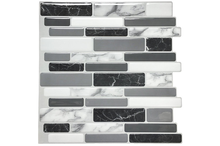 12" x 12" Vinyl Peel & Stick Mosaic Tile