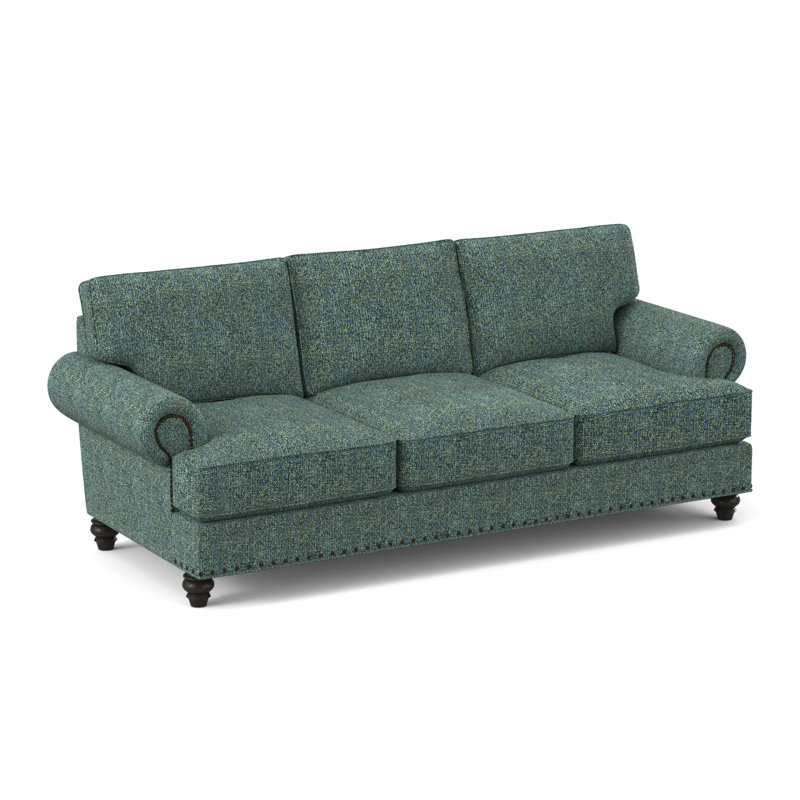 Canapé à accoudoirs arrondis avec coussins réversibles 89 po Foxhill, Connelly Peacock