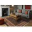 Tapis brun/noir en laine wheeler Cirro-4239679