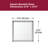 Delta Square Deluxe Flush Mount Frameless Bathroom/Vanity Mirror