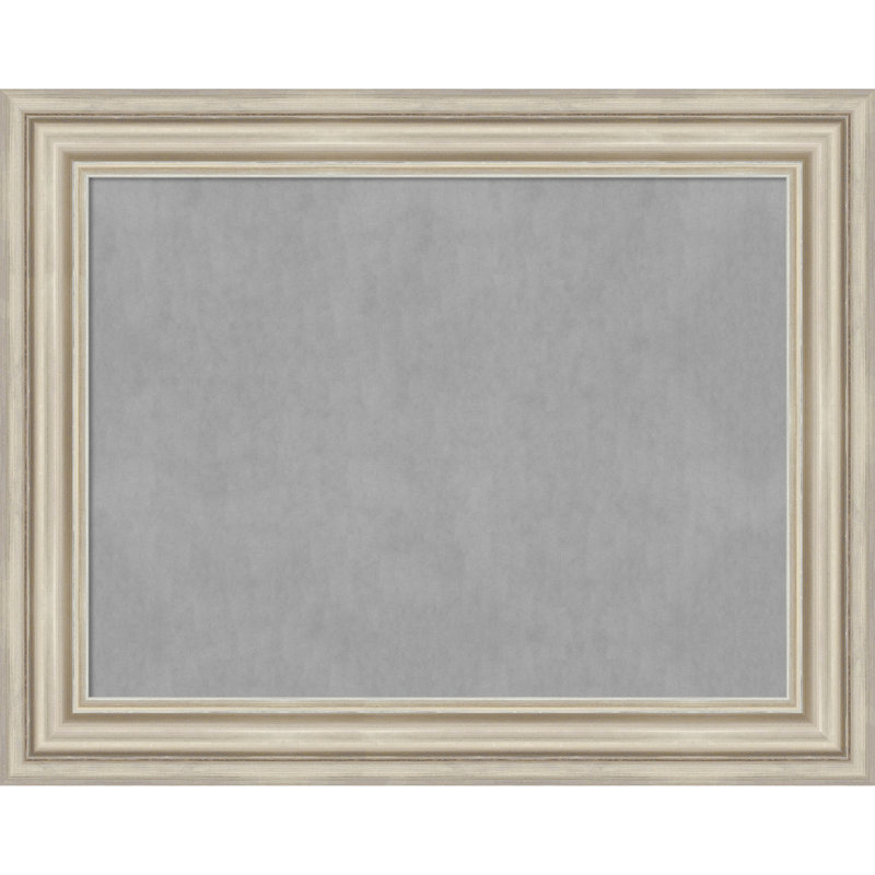 Sierra Silver Framed Magnetic Board - Magnet Board, Organization Board, 24" H x 30" W