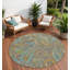 Tapis d'intérieur rond antidérapant rond 8 'Taupe
