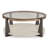Lowrine Glass Top Single Coffee Table