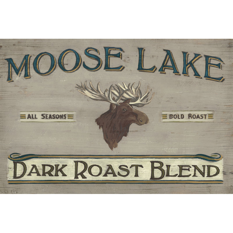 Lodge Coffee III by June Erica Vess - Typography, 81cm H x 122cm W, Black Floater Framed