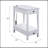 Byzad White Finish Accent Table W/USB