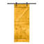 Porte de grange en bois massif DIY 3 en 1 pour chambres, espaces de rangement, placards-93928312-93928304
