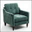 Fauteuil en chenille Accent