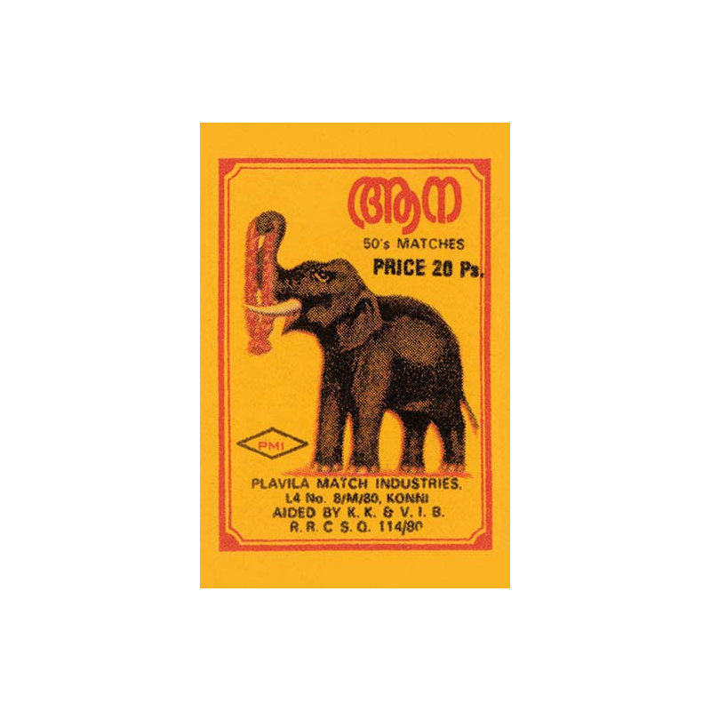 « plavilla match industries », impression, H 42 po x l 28 po x P 1,5 po