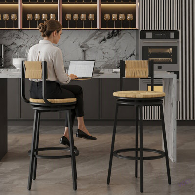 Tabourets de bar pivotants Honey