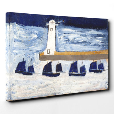 Alfred Wallis - Wrapped Canvas Painting