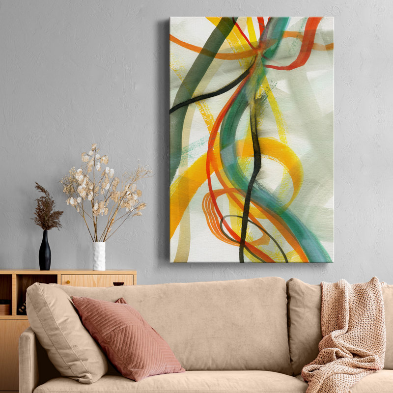 Window Drama I-impression d’art graphique sur toile tendue, H 12 po x l 8 po x P 1 po