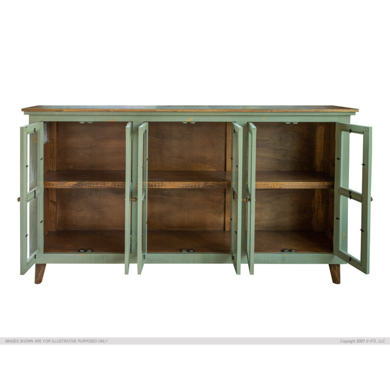 Christyne 71.5'' Solid Wood Sideboard