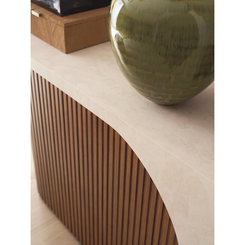 La Costa 71'' W Marble Console Table