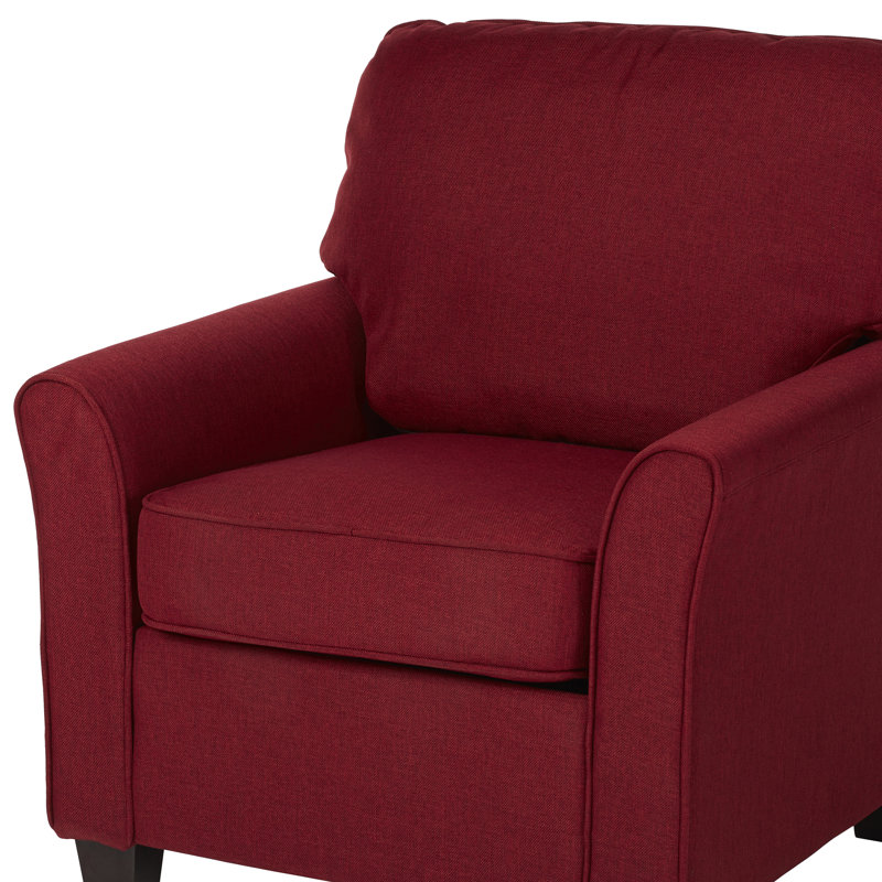 Fauteuil Caleigh, Rouge