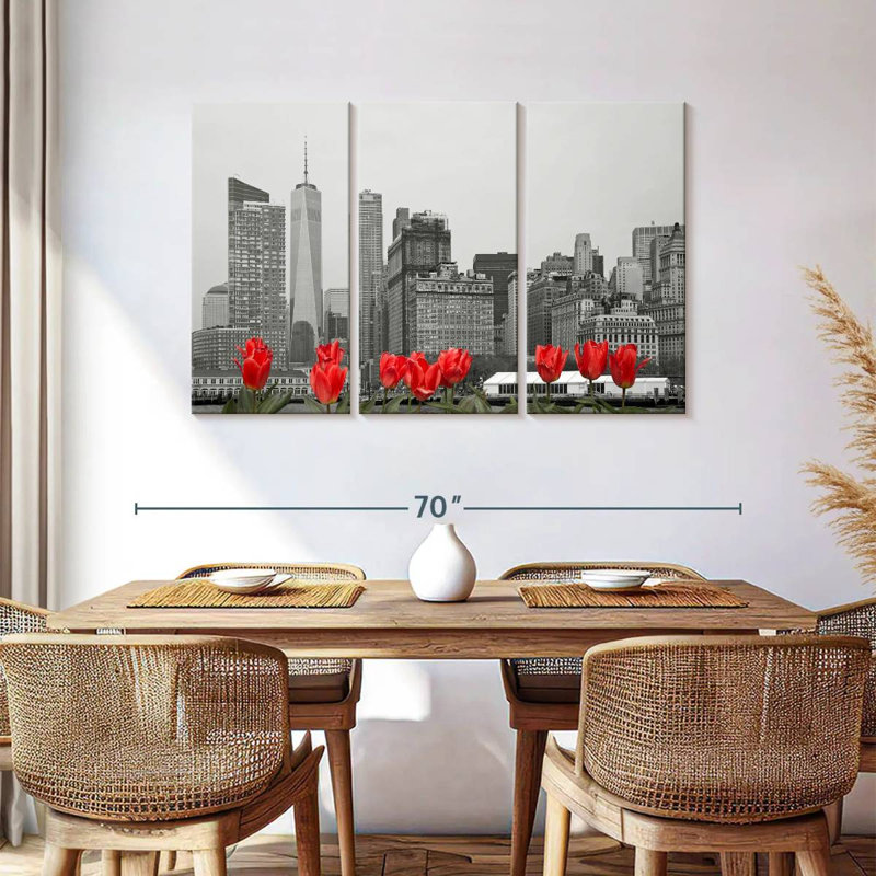 Kavia NYC Tulips Pop, 36" H x 57" W