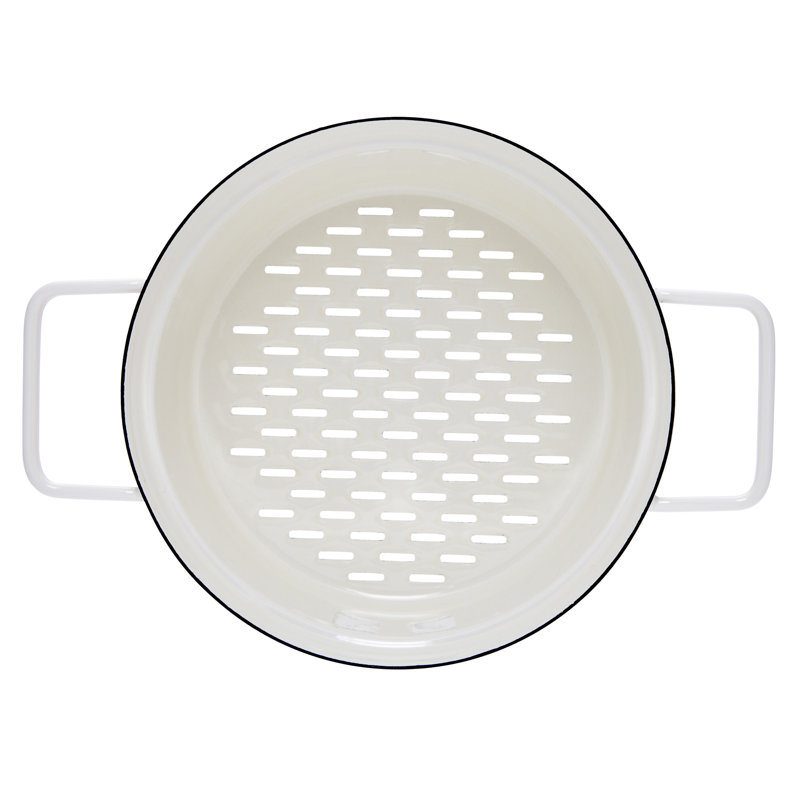 Riess Kelomat Glass Pot Inserts, Pure white