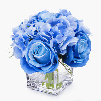8 " Silk Rose Arrangement