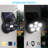CCTV Camera LED Solar Power Security Light Dusk to Dawn Battery Operated Outdoor