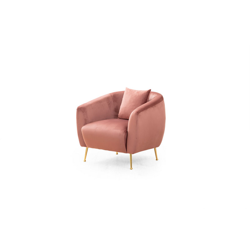 Aaryanna 32.28" W Polyester Armchair