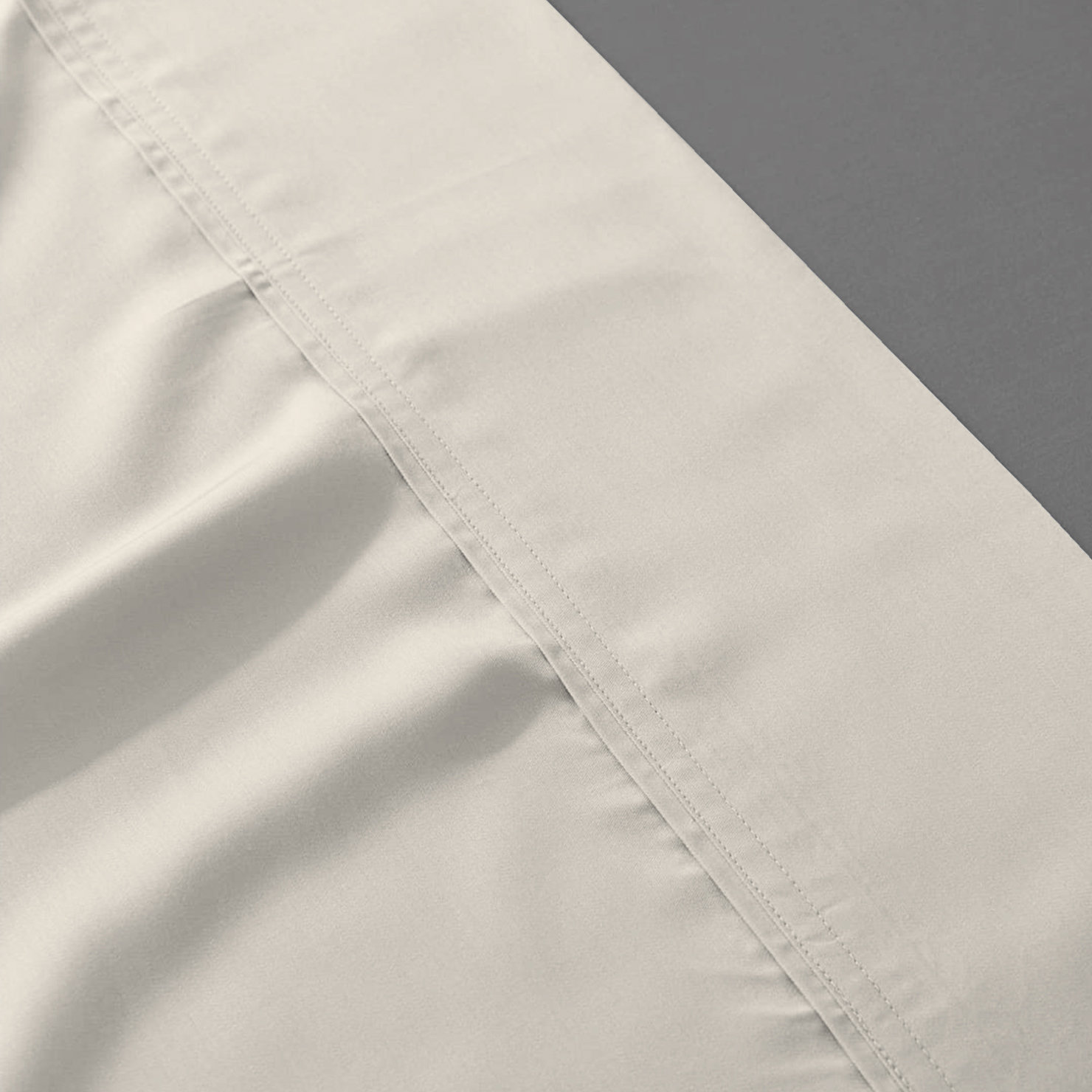 Adelaja Organic Cotton Sheet Set, Full/Double Sheet Set with 2 Pillowcases, Ivory