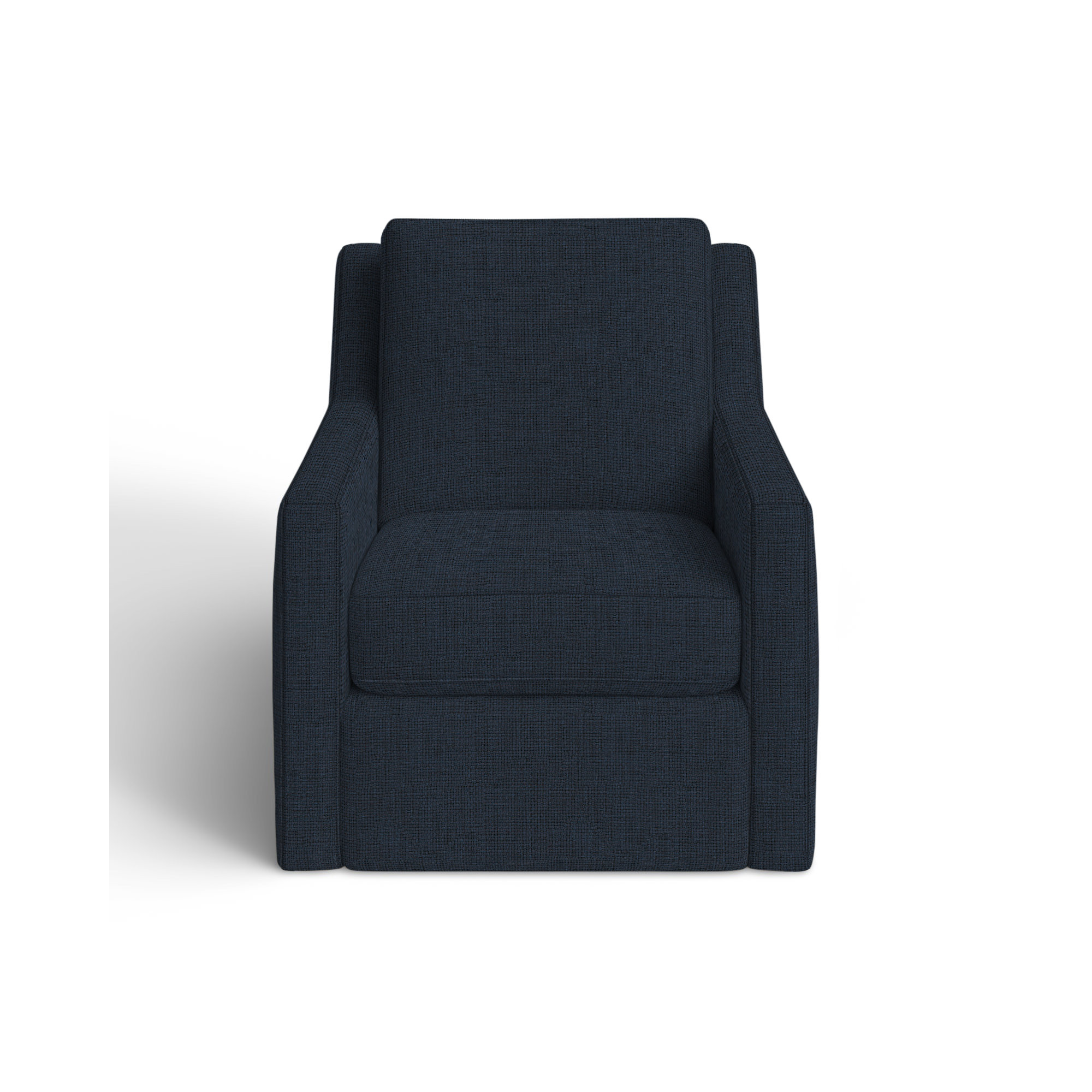 Milunka Upholstered Armchair, Macarena Dark Blue Performance