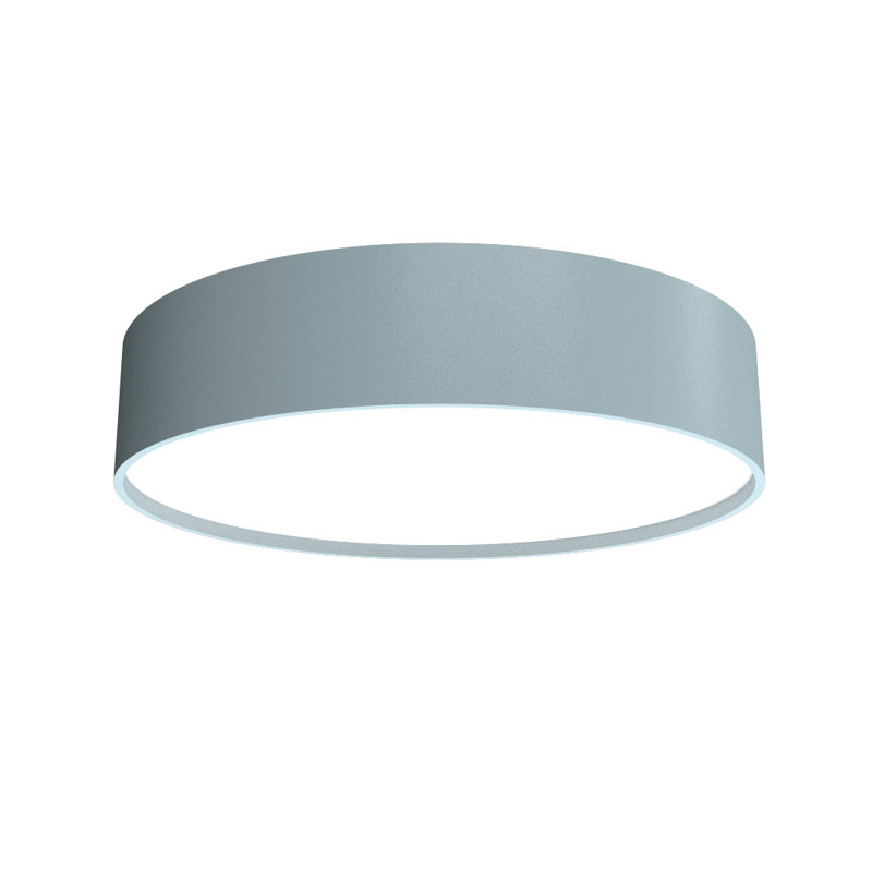 Cilíndrica 1 - Light LED Flush Mount, Organic Cappuccino, 5.85" H x 27.3" W x 27.3" D